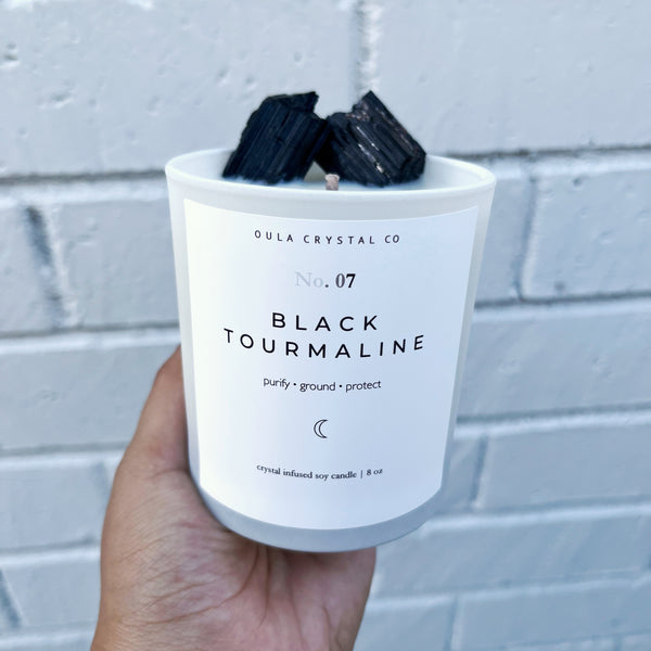 Black Tourmaline Candle